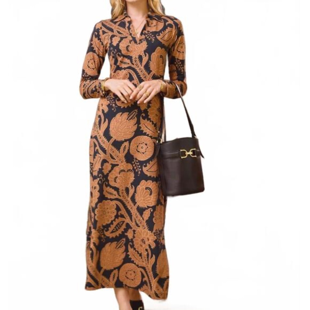 NWT Celia Midi Dress Guerard Estate Vine XS